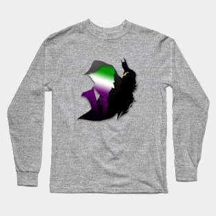 Silhy bat colors Long Sleeve T-Shirt